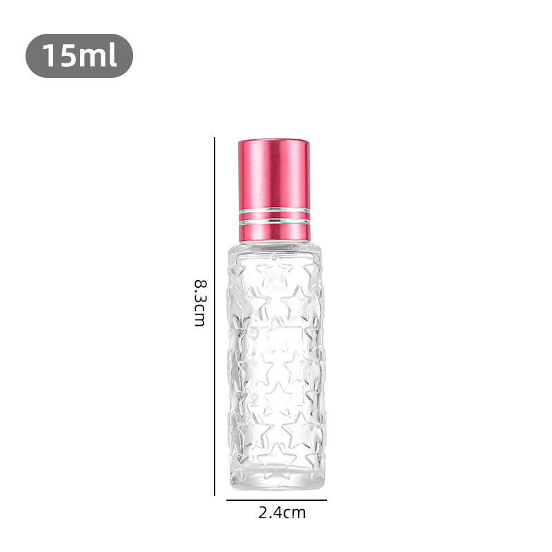 clear+star+ pink roll on
