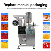 Machine d'emballage automatique verticale de liquides de qualité alimentaire CE personnalisée pour l'emballage de sachets de ketchup, de miel, de sauce et de pâte