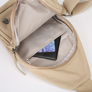 Women's Chest Bag Nylon Waterproof Multiple Pockets Crossbody <b>Backpack</b> For Everyday Use Spring 2025 - Product Image 4