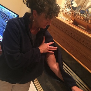 İki yönlü kol fermuarlar diyaliz hastaları ağır tam Zip Up ceketler diyaliz bağlantı noktası erişim Polar Polar ceket erkekler - Product Image 4