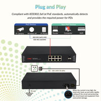 10-port Gigabit PoE Switch for Cctv