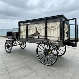 Carro Fúnebre Retro Personalizado ZOWN con Decoración Interior Completa para Clientes de la Industria Funeraria Global - Product Image 1