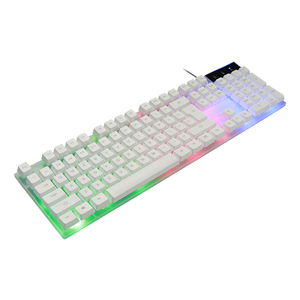 Nhà máy phù hợp dịch vụ <span class=keywords><strong>USB</strong></span> có dây chơi Game bàn phím 104 phím Ergonomic nhiều màu LED Backlit chơi game Bàn phím Kit cho game thủ - Product Image 3