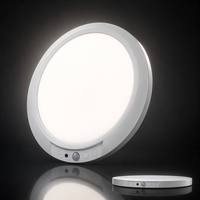 Lampe de placard LED à télécommande, rechargeable, magnétique, 3 CCT, à intensité variable, avec détecteur de mouvement PIR