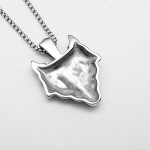 Collana da Uomo con Ciondolo <span class=keywords><strong>Lupo</strong></span> Ispirato alla Mitologia Nordica, Stile Hip Hop Vintage, Personalizzabile, in Acciaio Inossidabile Anti-Appannamento, Gioielli di Moda Raffinati - Product Image 5
