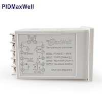 Controlador de Temperatura PID Universal K/J/Pt100 con Salida de Relé SSR, 1 Alarma, RS485 Modbus RTU, Resolución de 0.1°C