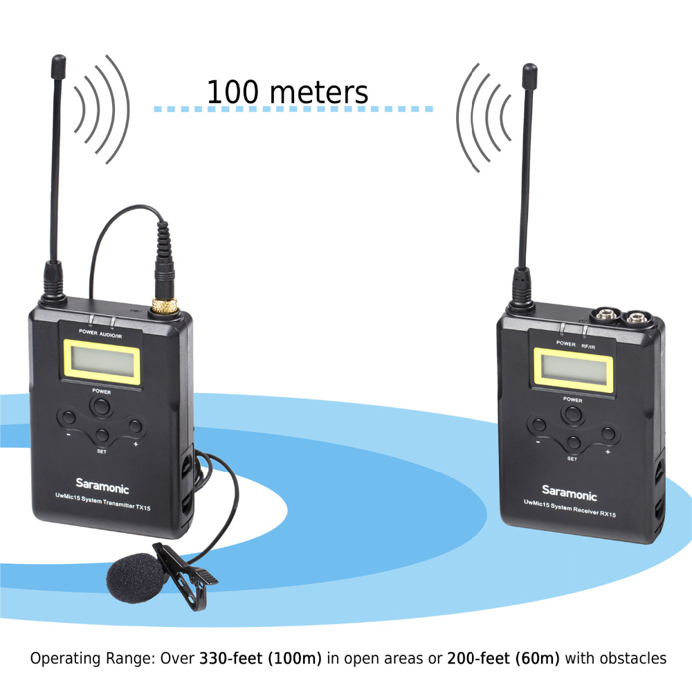 Saramonic・UwMic15B Amazon.com: Saramonic UHF Wireless Lavalier Microphone
