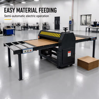 Machine de découpe et de rainurage à rouleaux pour carton ondulé simple et double paroi