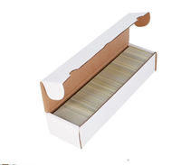 Boîtes de rangement modernes pour cartes de sport en carton, personnalisables, flexibles pour cartes de baseball et de basketball, OEM ODM, vente en gros