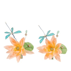 Nouveau style traditionnel chinois, coiffe Hanfu artisanale de conception originale, héritage culturel immatériel, fleur de lotus rose pour les cheveux - Product Image 5