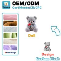 Ours en peluche rose rouge romantique personnalisé par le fabricant, jouet en peluche multicolore, cadeau pour la Saint-Valentin, rendez-vous galant, fête, CPC
