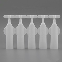 Ampoules en plastique personnalisables de 1ml 2ml 3ml 5ml blanc doux pour transparent pour usage cosmétique et médical joint d'extrémité facile à ouvrir