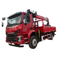 Grue de camion hydraulique Liuqi Chenglong 15T, grue mobile robuste pour camions lourds