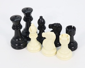 Grosir pesanan khusus permainan catur cetakan injeksi plastik catur bagian plastik Raja turnamen PP ABS PC catur - Product Image 3