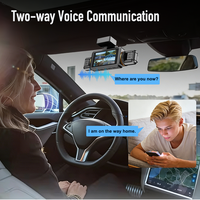 Caméra de tableau de bord 4 canaux 2K UHD LTE WIFI GPS 360 degrés pour Uber, Lyft, Taxi avec vision nocturne, DMS, ADAS, surveillance de stationnement et sécurité IA