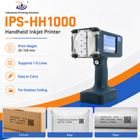 Machine de codage portable IPS-HH1000 pour boîtes en carton, imprimante à grands caractères, machine de marquage de date, numéro de lot et logo