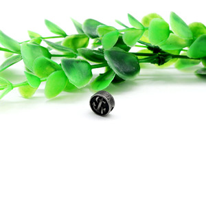 yunnique - Abalorio de acero inoxidable con forma de ancla, redondo, negro, retro, para hacer pulseras, 6 mm - Product Image 4
