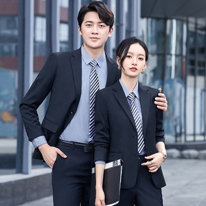 Vêtements de travail à fermeture à simple boutonnage Adultes Ventes immobilières 4S Store Business Hommes Femmes Trois pièces Gilet formel <span class=keywords><strong>Costume</strong></span> - Product Image 5