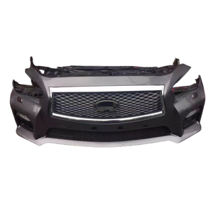 Pour <span class=keywords><strong>Infiniti</strong></span> QX50/QX60/<span class=keywords><strong>QX70</strong></span>/QX80 assemblage de pare-chocs de voiture avec radiateur phares Grille garde-boue capot capteur de Radar plastique article utilisé - Product Image 2
