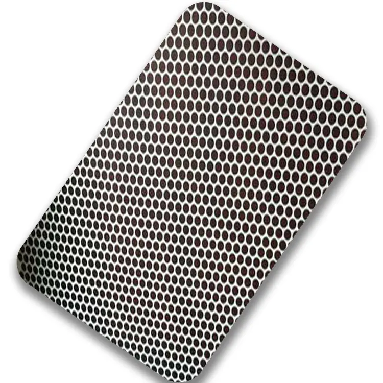 Custom 201 304 316 420 430 Round Hole Stainless Steel Metal Plate Perforated Sheet