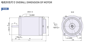 220V 110V 단상 AC 속도 제어 기어 모터 6W IP54/IP55 보호 플랜지 장착 기계용 50/60Hz - Product Image 4