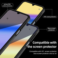 Pour SJK856 Étui de protection certifié anti-chute, anti-jaunissement, antichoc magnétique en TPU+PC transparent givré pour A16