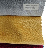 Tissu en velours Holland imprimé 100 % polyester avec dos en polaire gaufré pour canapé, collection 2026 Home Textiles