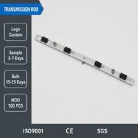 Tige de transmission 400 600 800 1000 1200 mm en acier allié au zinc, largeur 16 mm, 4 goupilles de verrouillage réglables pour serrure de fenêtre à battant
