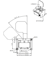 Obturateur de caméra thermique à angle rotatif 41,5 de Strength Factory Supply °   Composant d'obturateur pour imagerie thermique