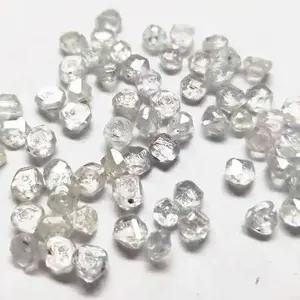 거친 원시 다이아몬드 루스 다이아몬드 1-10CT A + A B 절단되지 않은 흰색 HPHTT 거친 실험실 재배 거친 다이아몬드