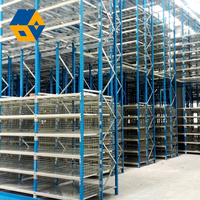 Entrepôt de stockage industriel moderne à plusieurs niveaux en acier Étagères de grenier Système de rayonnage de plancher en mezzanine à usage intensif pour le bureau