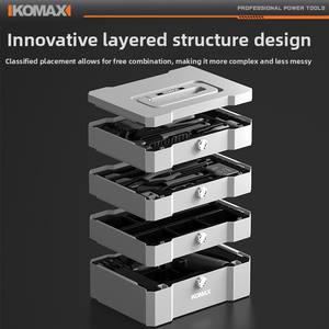 Coffret d'outils de perceuse électrique KOMAX, outils électriques multifonctionnels pour la réparation de matériel domestique, outils électriques universels complets - Product Image 4