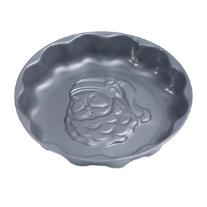 Santa Claus Cake Mold 3-Piece Set Carbon Steel Non Stick Baking <b>Tool</b> For Holiday Cakes - Product Image 4