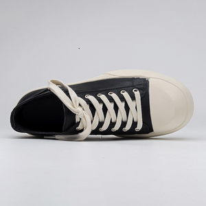 Scarpe da ginnastica basse stile Y2K Grunge con finitura opaca, zeppa piatta rinforzata, ammortizzazione e protezione anti-collisione, ideali per il jogging, per ragazze adolescenti - Product Image 4