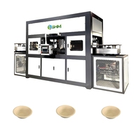 Machine de moulage de pâte humide pour la production de vaisselle biodégradable, d'assiettes en papier et de contenants alimentaires