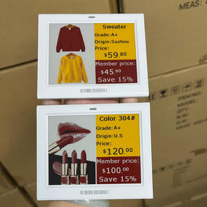 e ink 4.2 display with esp32 <b>grey</b> scale White Black Red Yellow 4 Color E Ink Display <b>Shelf</b> Label Price Tags E-paper EPD Display - Product Image 1