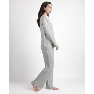 ADMAS GARDEN ODM Ensemble de pyjama en dentelle pour femmes Robe de mariée à manches longues avec taille élastique fermeture à cordon Lingerie de nuit - Product Image 2