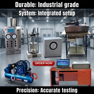 Machine d'essai de perméabilité aux tensions triaxiales pour matériaux géotechniques, charge axiale 0-10 KN, équipement de laboratoire de haute précision - Product Image 1