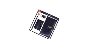 Ensemble cadeau d'entreprise haut de gamme avec carnet en cuir PU, stylo, porte-clés et porte-cartes, ensemble cadeau de bureau exécutif - Product Image 3