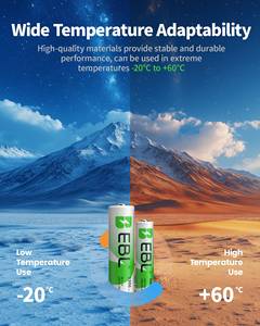 16 Juegos de Baterías Recargables EBL con Logotipo Personalizado, Combo de Baterías AA+AAA con 8 Baterías AA de 2300 mAh y 8 Baterías Recargables de 1100 mAh - Product Image 6