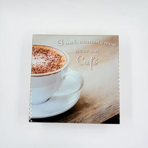Caja de almacenamiento de cápsulas de café de bambú con divisiones, organizador deslizante de escritorio para bolsas de café, té y vasos de papel - Product Image 2