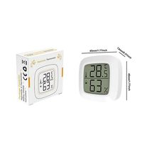 Thermomètre et hygromètre électroniques numériques pour mesurer la température et l'humidité pour une utilisation en intérieur ou en extérieur