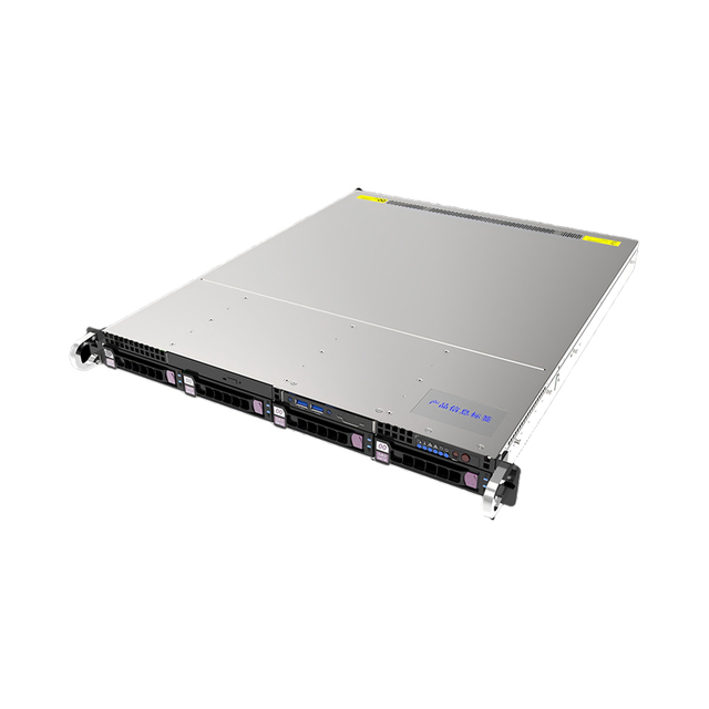 1U Rack Server Chassis with Fan 4 Hard Disk Bays Redundant Power Supplies Stock Available for Cloud & AI Applications