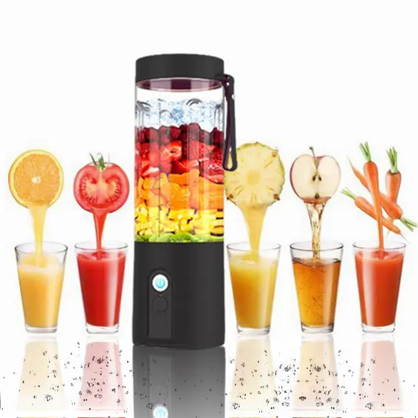 Spremiagrumi per la casa di vendita calda spremiagrumi per frutta portatile con funzione di frantumazione del ghiaccio spremiagrumi per frutta e verdura fresca frullatore usb