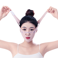 Masseur facial amincissant pour les soins de la peau, Ceinture de relaxation pour le menton et le cou, Bandeau liftant pour le visage en V