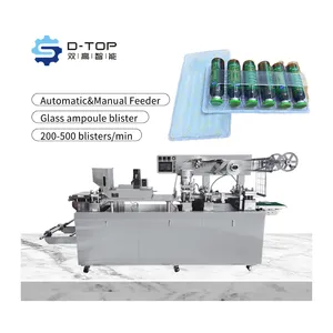 DPP140/150 Precio de fábrica Máquina de embalaje de blíster de sellado térmico de alimentación manual para batería alcalina