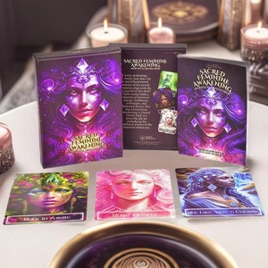 Baraja de Cartas de <span class=keywords><strong>Tarot</strong></span> Oracle de Alta Calidad, Personalizada y Completamente a Medida, con Caja con Tapa y Base - Product Image 1