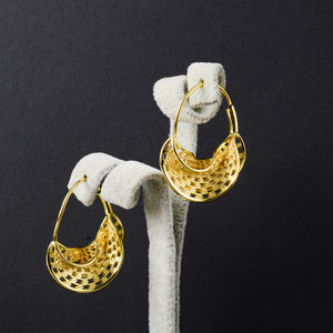 Nouveauté 2021 : Boucles d'oreilles pendantes Zeadear SY-E7711 en cuivre plaqué or 14 carats pour femme – Bijoux de mariage classiques et romantiques de haute qualité - Product Image 5