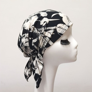 Bonnet Slouchy pour femmes Chapeau Stretch <span class=keywords><strong>Turban</strong></span> Chapeaux <span class=keywords><strong>Cancer</strong></span> Chapeaux Casquettes Baggy Crâne Sommeil Écharpe - Product Image 2