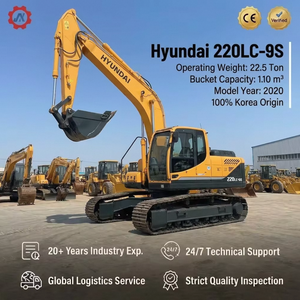 Excavadora de cadenas Hyundai 220LC-9S usada de 22 toneladas, excavadora de segunda mano 220LC-9S en venta, ¡la más vendida! - Product Image 2